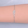Tarnish Resistant 201 Stainless Steel Link Bracelets BJEW-T011-JN496-1-2