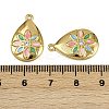 304 Stainless Steel Enamel Pendants STAS-L290-04G-3