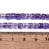 Crackle Transparent Glass Beads Strands GLAA-N062-4mm-10-2