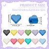 48Pcs 12 Colors Alloy Beads FIND-PH0020-04-2