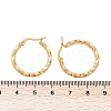 201 Stainless Steel Hoop Earrings X-EJEW-I245-07B-3
