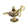 Alloy Enamel Tea Pot Home Display Decoration DJEW-Z010-01G-05-1