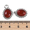 Natural Carnelian(Dyed & Heated) Pendants KK-P283-48P-3