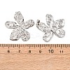 Valentine's Day 304 Stainless Steel Stud Earrings EJEW-C184-01A-P-5