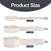 3 Yards 3 Styles Imitation Pearl Hotfix Rhinestone Ribbon Trimming DIY-TA0013-16-5