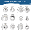 60Pcs 6 Styles Alloy Spacer Beads FIND-PH0020-69-2