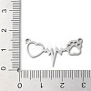 Non-Tarnish 201 Stainless Steel Pendants STAS-D041-01P-3