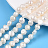 Natural Cultured Freshwater Pearl Beads Strands LS-PEAR-N014-08E-1