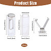 40 Sets Zinc Alloy with Resin Cord Ends FIND-CA0010-66P-2