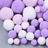 DIY Doll Craft Polyester High-elastic Pom Pom Ball AJEW-R093-01-C13-1