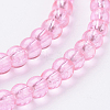 1 Strand Transparent Crackle Glass Round Beads Strands X-CCG-Q001-4mm-02-3