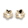 5-Petal Brass Bead Cap X-KK-D063-13G-3