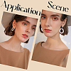 160Pcs 8 Style Brass Wine Glass Charm Rings KK-SP0001-34-5