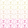 60Pcs 3 Colors Iron Paper Clips AJEW-SP0003-03-1