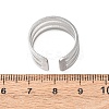 304 Stainless Steel Cuff Open Rings RJEW-P176-01P-5