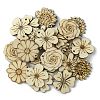 100 Pcs Wood Pendants X1-WOOD-G020-10-1