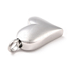 Non-Tarnish 304 Stainless Steel Urn/Perfume Pendants LS-STAS-D179-15P-3