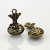 Hollow Tibetan Style Alloy Pendants PALLOY-J416-26AB-NF-1