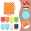 40Pcs 8 Colors Kraft Paper Bags CARB-TA0001-07-3