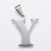 Tarnish Resistant 304 Stainless Steel Pendants STAS-F106-95P-Y-1