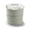 20M Polyester Braided Cord for Jewelry Making OCOR-G015-04A-23-2
