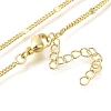 Rack Plating Brass Curb Chain Necklaces LS-MAK-L042-02G-2
