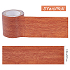 Non-woven Fabrics Imitation Wood Grain Adhesive Tape DIY-GF0005-15A-2