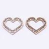Unfinished Natural Wood Linking Rings WOOD-WH0103-78-1