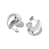 304 Stainless Steel Stud Earrings for Women EJEW-K281-29P-2