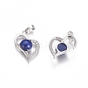 Natural Lapis Lazuli Pendants G-L512-O07-2