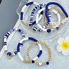 1 Set Handmade Polymer Clay Heishi Beads Stretch Bracelets Set BJEW-SZ0002-67B-01-4