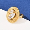 304 Stainless Steel Cuff Rings for Women LS-RJEW-S639-05G-3