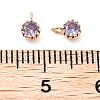 Brass Micro Pave Cubic Zirconia Charms KK-U028-19G-03-3