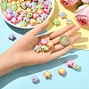 30Pcs 5 Colors Opaque Acrylic Beads SACR-YW0001-88A-4