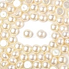 100Pcs ABS Plastic Imitation Pearl Beads OACR-YW0002-46A-2