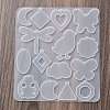 Animal Earrings Pendants DIY Silhouette Silicone Mold X1-DIY-Q033-02C-4