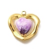 Brass Enamel Pendants STAS-Q347-15G-01-1-1