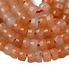 Natural Red Aventurine Heishi Beads Strands G-A299-A02-01-5