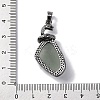 Natural Green Aventurine Pendants G-K338-42AS-04-3