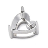 304 Stainless Steel Rhinestone Claw Settings STAS-U042-05B-P-2