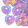 Ion Plating(IP) 201 Stainless Steel Filigree Pendants X-STAS-R102-26-1