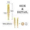 SHEGRACE Brass Dangle Earrings JE820A-4