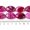 Natural Striped Agate/Banded Agate Beads Strands G-Q182-01-6