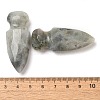 Natural Labradorite Craved Sword Model Ornament DJEW-C019-02K-3