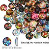 2 Bags Glass Cabochons GGLA-YW0001-25-3