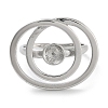 Rack Plating Brass Open Cuff Ring Settings KK-Z071-30P-2