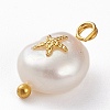Natural Keshi Pearl Pendants PALLOY-JF00594-01-2