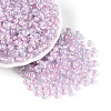 FGB Inside Colours Transparent Glass Seed Beads SEED-T009-01F-3