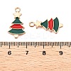 Christmas Theme Alloy Enamel Pendants ENAM-T020-10J-3