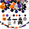 36Pcs 18 Styles Halloween Silicone Beads SIL-PH0001-28-1